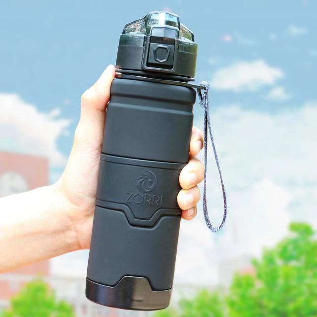 ZORRI Garrafa de Água Esportiva Tritan Sem BPA 600ml