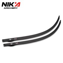 Nika membros curvo, N3 membros curvo recurvo, 55% fibra de carbono, Logo pequeno BULL, 22-46lbs, 1 par - Image 5