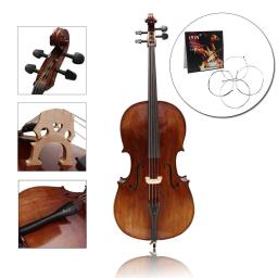 Conjunto de cordas violoncelo profissional com 4 peças, cordas de aço com fio v80 para instrumento de cordas - Image 4