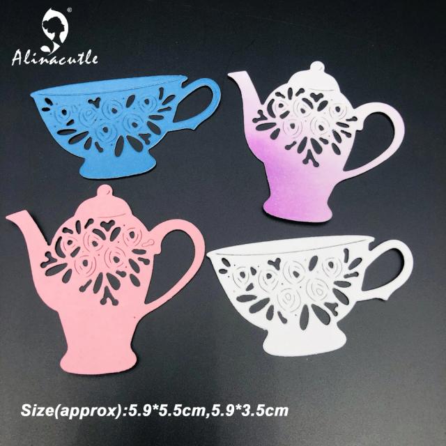 Corte de Metal Floral Girassol para Scrapbooking e Artesanato em Papel