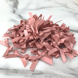 Laço de fita de cetim com tamanho pequeno, faça você mesmo, decoração de festas, faça você mesmo, fresco, rosa - Image 5