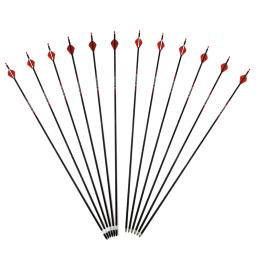 Flechas de carbono para tiro com arco, Flechas de tiro com arco composto, 31 polegadas, ID 5.2mm Spine, 300, 350, 400, 500, 600, 700, 12PCs - Image 5