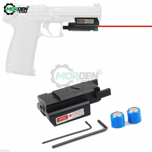 Mini Visão Laser Red Dot tático, apto para 4 pistolas, Glock17, 19, 20, 21, 22, 31, 34, 35, 37, 532nm