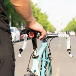 Mini espelho retrovisor para bicicleta, retrovisor rotativo inquebrável, guidão lateral de segurança, Road Bike, 1 Pc - Image 2