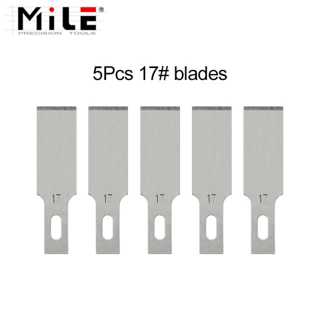Conjunto de 5 Ferramentas de Escultura em Madeira - Lâminas para Gravura e Artesanato, Ideal para Corte e Reparação de PCB