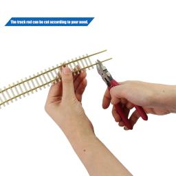 Faixas Railway flexíveis com parafusos dos joiners do trilho, HO a escala, 1:87, 46cm, HP27HO, 1PC - Image 5