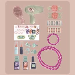 Quarto de vestir infantil princesa, brinquedo da casa da menina, caixa de cosméticos, Tiktok - Image 3