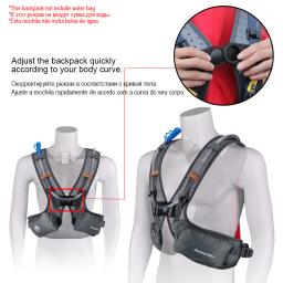 Caminhadas hidratação correndo mochila homem 5l acampamento com garrafa de água mtb ciclismo mochilas saco maratona respirável dos homens equipamentos - Image 4
