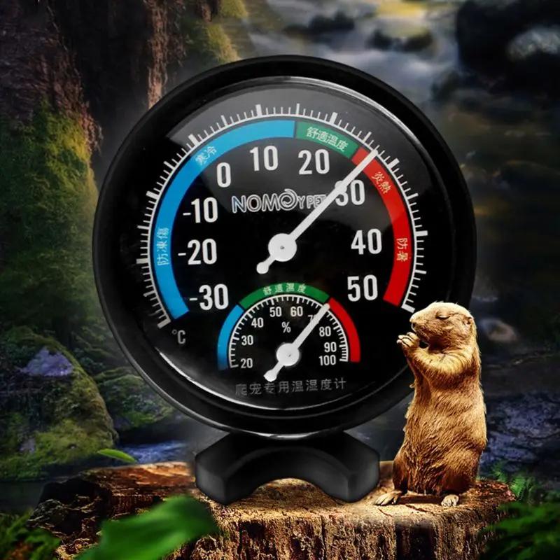 Termômetro de umidade para répteis, temperatura, higrômetro, suprimentos de tanque variável rxjb - Image 1