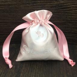 Branco Embalagem Sacos com Impressão Do Logotipo Personalizado, Jóias Drawstring Bolsas, Velvet Display Sack, Wedding Party Favor - Image 3