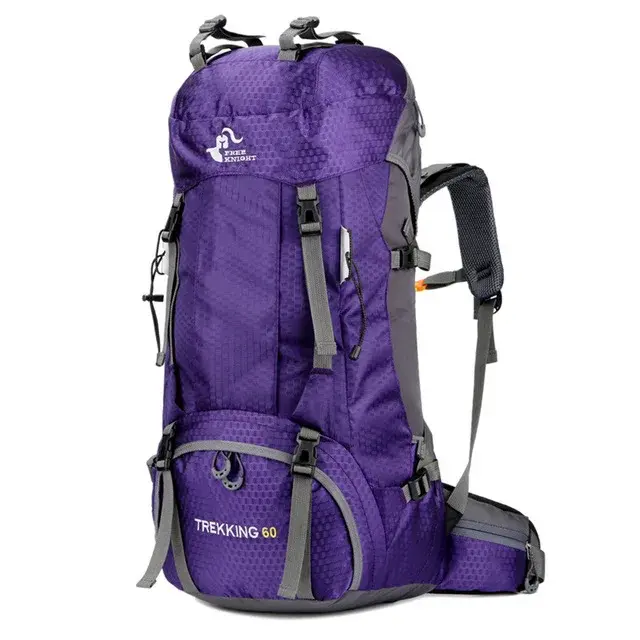 Mochila de Escalada Impermeável 50L e 60L Ideal para Viagens, Esportes e Acampamentos em Montanhas
