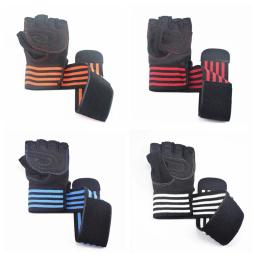 Luvas de levantamento de peso com apoio para o pulso, ideal para exercícios pesados, construção corporal, academia e treino - Image 5