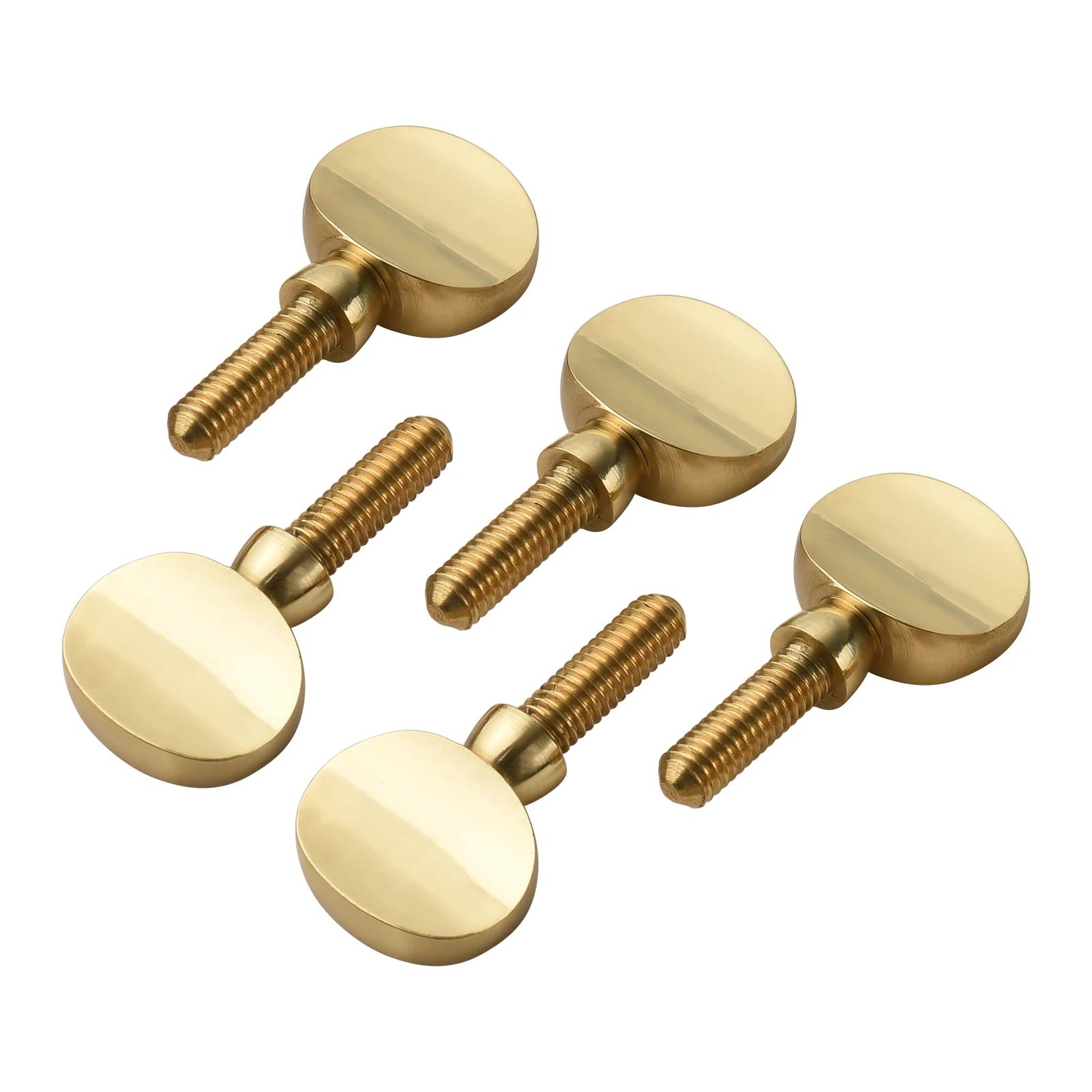 Latão Sax Pescoço Apertando Parafusos, Peças De Reposição Saxofone, Fixação De Cobre, Pescoço Receptor, Anexar Parafuso, 5Pcs - Image 1