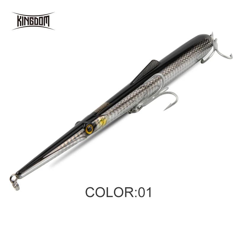 Reino iscas de pesca 11g 13g 30g 40g 205mm 130mm longa fundição agulha lápis artificial stickbaits afundando flutuante isca de pesca - Image 1