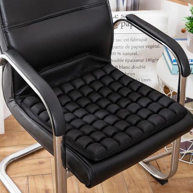 Almofada de Assento Ergonômica com Apoio para Costas e Alívio da Dor - Ideal para Cadeiras de Escritório, Carro e Rodas