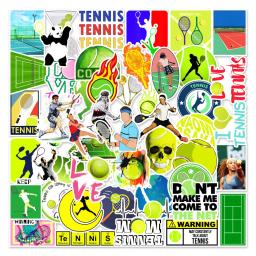 Esportes Tênis Verde Adesivos, DIY, geladeira, laptop, bagagem, skate, grafite decalques, adesivo decalque, 10 pcs, 30 pcs, 50 pcs - Image 1