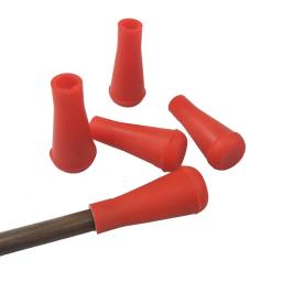 Pontas de flecha de tiro com arco de borracha macia, pontas largas macias de segurança, pontas de prática de jogo de tiro, id 6mm, pontos de flecha de 8mm, 2 peças - Image 3