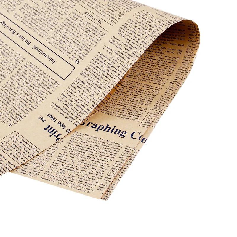 Papel de embrulho 50*70cm 5 com estampa floral retrô - Image 1