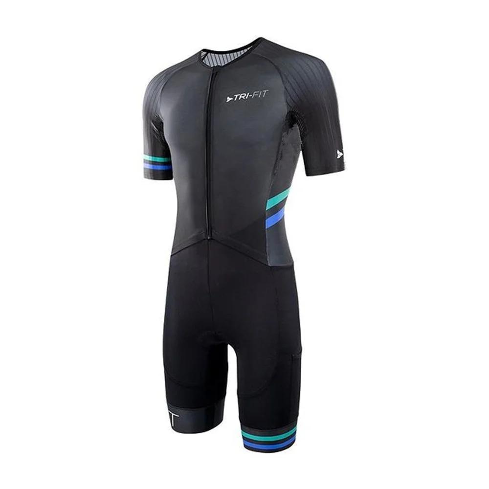 Tri-fit triathlon terno equipe profissional roupas ciclismo skinsuit correndo speedsuit natação macacão de corrida vestuário bicicleta kits - Image 1