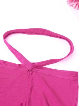 Crianças meninas dança workout outfits sutiã de cor sólida + shorts activewear terno para adolescentes yoga esportes ginásio desempenho roupas - Image 6