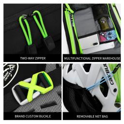 6l saco de ciclismo de homens e mulheres para ciclismo mochila de bicicleta impermeável e respirável, saco de água de bicicleta, capacete de bicicleta - Image 6