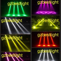 Ponto LED de feixe forte com caso de voo, luz do armário, prisma rotativo, efeito arco-íris, 8 facetas, 100watts, 2r - Image 3