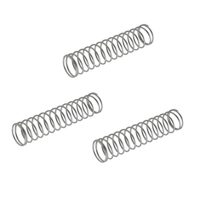 Conjunto de 3 Acessórios de Substituição para Trompete de Metal com Válvula de Pistão e Botões de Primavera