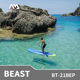 AQUA MARINA BEAST SUP Surf Board, leve EVA antiderrapante, 320cm placa inflável com remos, corda de segurança, BT-21BEP - Image 1