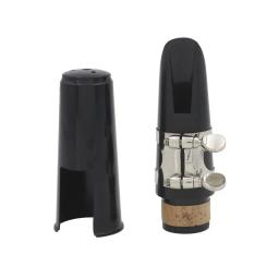 Kit de bocal de clarinete com ligadura, uma palheta e tampa de plástico ~ preto - Image 5