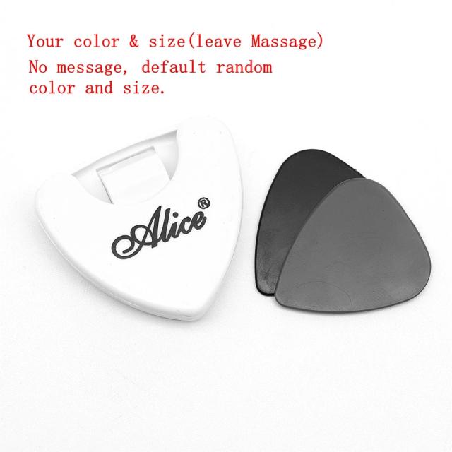 Suporte para Palhetas de Guitarra Alice com Caixa de Armazenamento e 2 Compartimentos