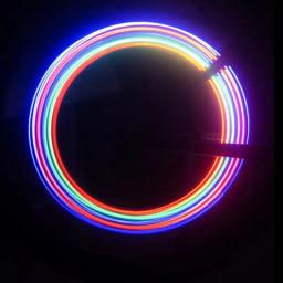 Tampas de raio de bicicleta com 5 leds e 8 modos, 2 peças, válvula de pneu, luz de led, acessórios para bicicleta, lanterna para ciclismo - Image 2