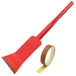 Foshio longo manuseado rodo de borracha dobrado design com ptfe pano borda fácil alcance dianteiro traseiro gelo neve removedor janela brisa limpeza - Image 3