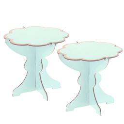 Casamento Cupcake Stands, Sobremesa Display Plate, Bolo Stand para Baby Showers Party, 2 pcs - Image 3