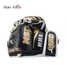 Luvas MMA de meio dedo para homens, Kicki Boxe, Karatê, Muay Thai, Luta Livre, Equipamento de Treinamento Sanda, PU - Image 1