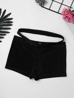 Roupas esportivas de cor sólida para meninos e meninas adolescentes, sutiã e shorts, terno esportivo para crianças, dança, treino, ioga, roupas de ginástica - Image 5