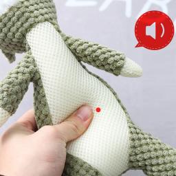 Pelúcia Cartoon Chew Toy para Pet, Brinquedos Squeak para cães pequenos, Moagem dos dentes, Produtos para animais, Acessórios para cachorros - Image 2