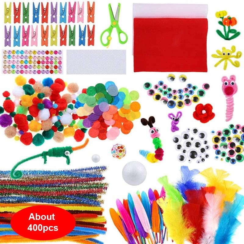 Artes e ofícios suprimentos para crianças tudo em um diy artesanato escola jardim de infância homeschool suprimentos conjunto de artes brinquedos para crianças - Image 1