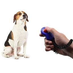 Animal de estimação gato cão treinamento clicker com dedo loop pulseira de pulso humanizado científico profissional design pet conjunto de ferramentas - Image 3