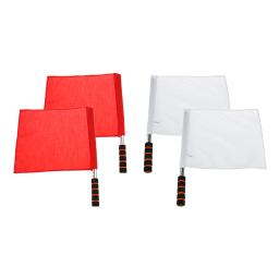 Bandeira de arbitragem para futebol, futebol americano e outros esportes, 4 unidades, linha de vôlei, branco e vermelho - Image 6
