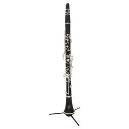 Durável clarinete suporte com feltro almofada woodwind acessórios dobrável tripé abs oboé titular peças de instrumento musical - Image 5