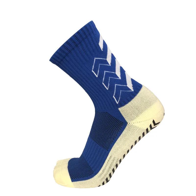 Meias masculinas para futebol, meias esportivas para corrida, treinamento de rugby, proteção respirável e resistente ao desgaste elástico - Image 1