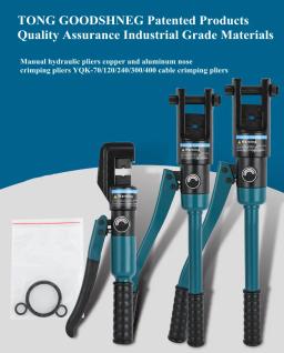 Ferramenta de crimpagem manual hidráulica personalizada, encaixes para corrimão de cabo de aço inoxidável, kit de enrolamento - Image 5