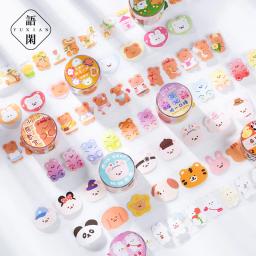 Fitas adesivas decorativas japonesas, conjunto com 1 peça, para scrapbooking - Image 1