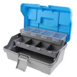 Estojo multiuso de 3 camadas para equipamento, bandeja de pesca, caixa de ferramentas, recipiente, bolsa de transporte - Image 1