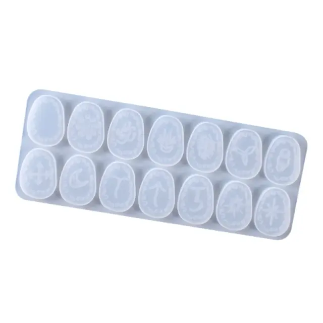 Molde de Silicone para Adivinhação: Forma de Resina Epóxi para Artesanato DIY e Fabricação de Sabão