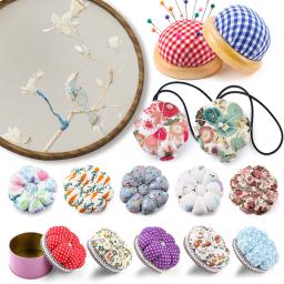 1pc acessórios diy artesanato agulha pino almofada titular ponto marcador de costura pino almofada casa ferramentas costura em forma de bola - Image 1