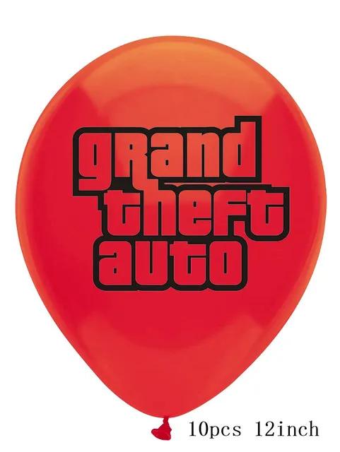 Festa de Aniversário com Tema de Grande Roubo de Carros: Decoração de Balões de Motocicletas e Corrida de Carros para Meninos