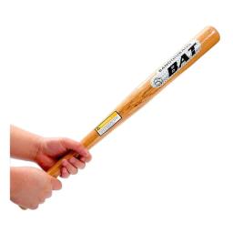 54cm natural de madeira maciça taco de beisebol de madeira dura softball bat carro casa esportes ao ar livre auto-defesa vara de beisebol profissional - Image 1