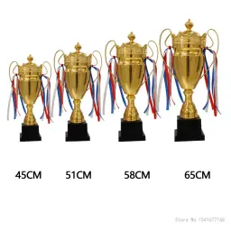 Troféus personalizáveis de Champions Trophy, Troféu de Metal Coberto Comercial, Medalha Universal, Ouro, Prata, Bronze, Souvenir Cup - Image 6