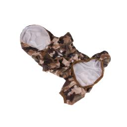 Impermeável com capuz reflexivo para pet, Impermeável para gato e cachorro, Cachorro e cachorro pequeno, Casaco de chuva, Roupas de malha impermeável e respirável - Image 5